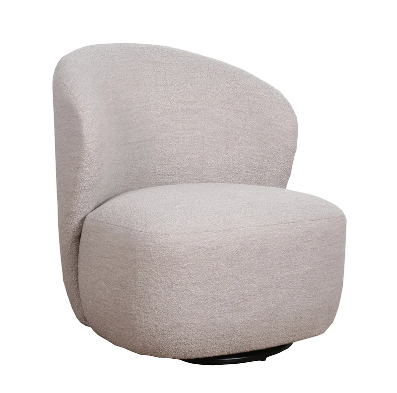 Loungechair Rhoda, hell-beige