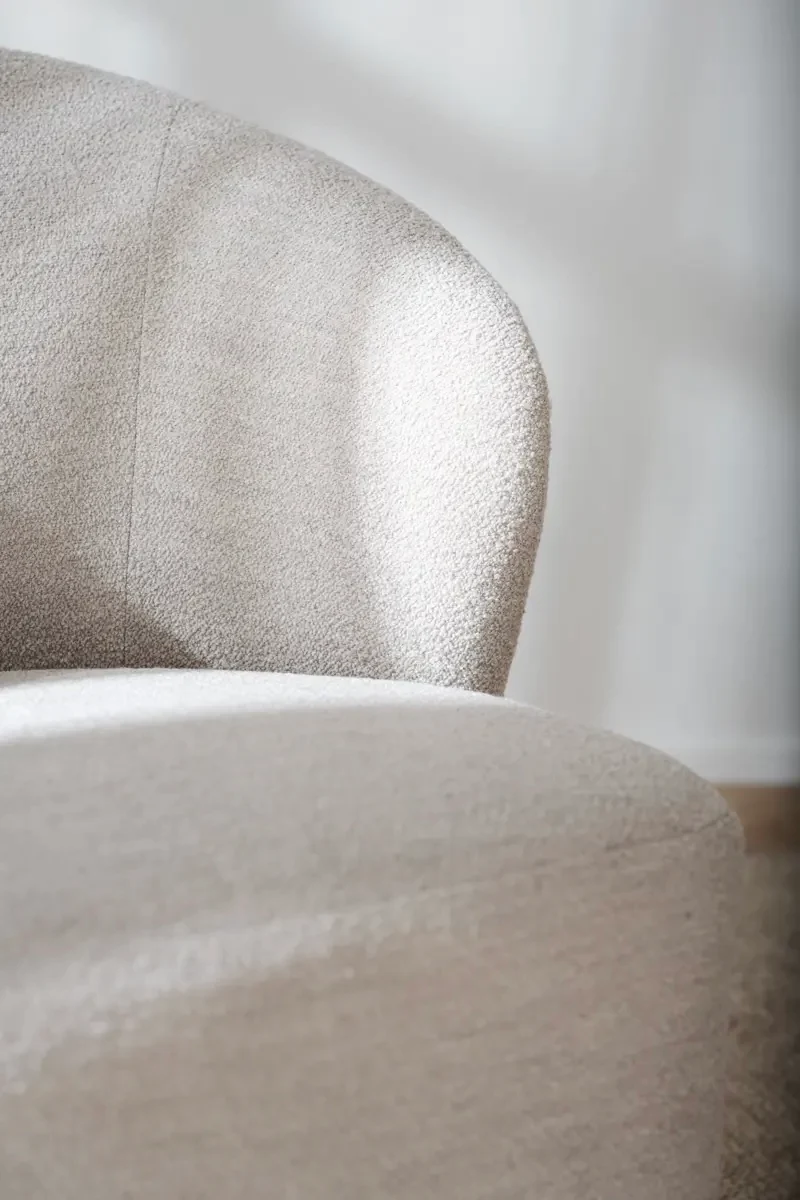 Loungechair Rhoda, hell-beige