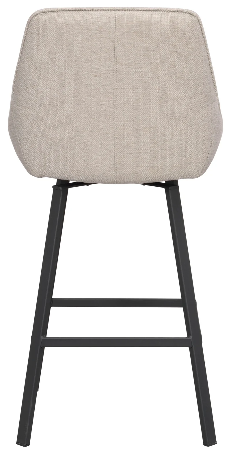 Barstuhl Lida, beige-grau