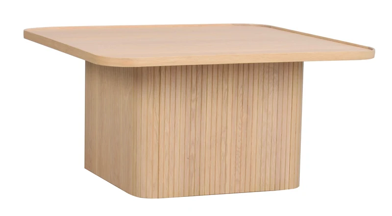 Coffeetable 80x80cm, Eiche natur