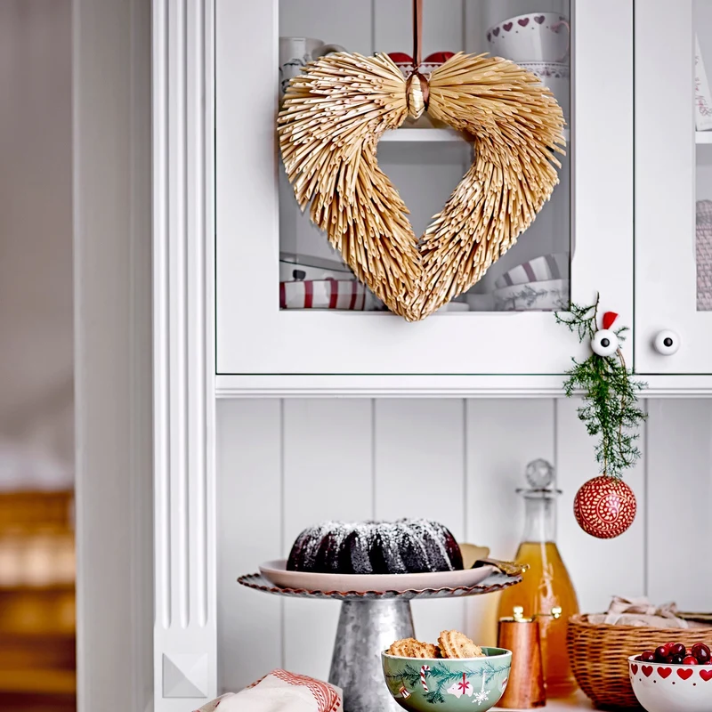 Baumschmuck Strohherz