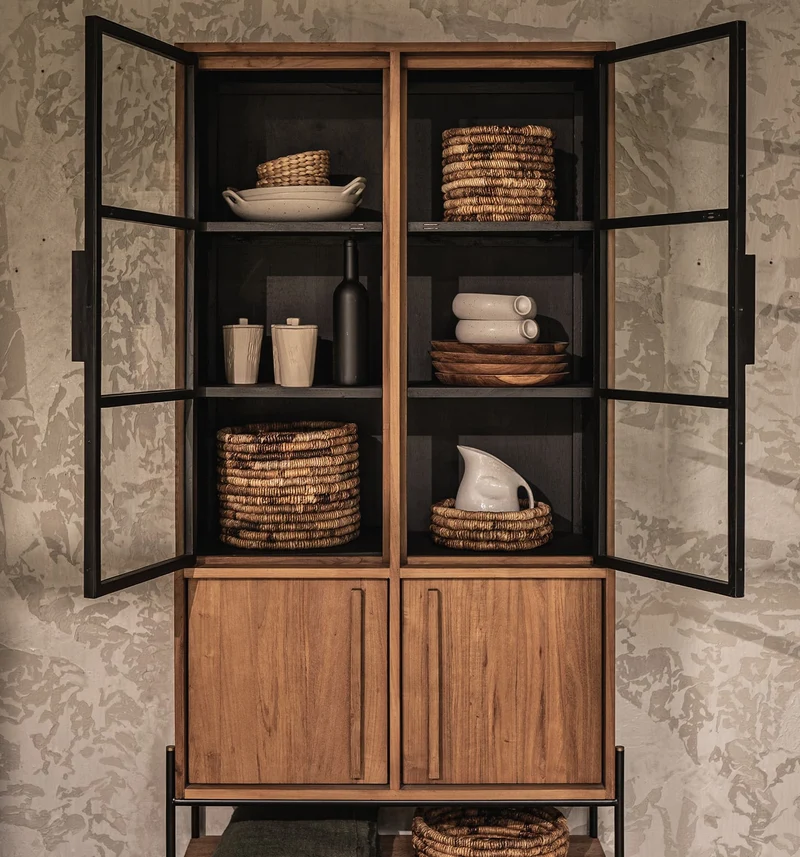 Highboard | 4 Türen mit Ablage Industrial