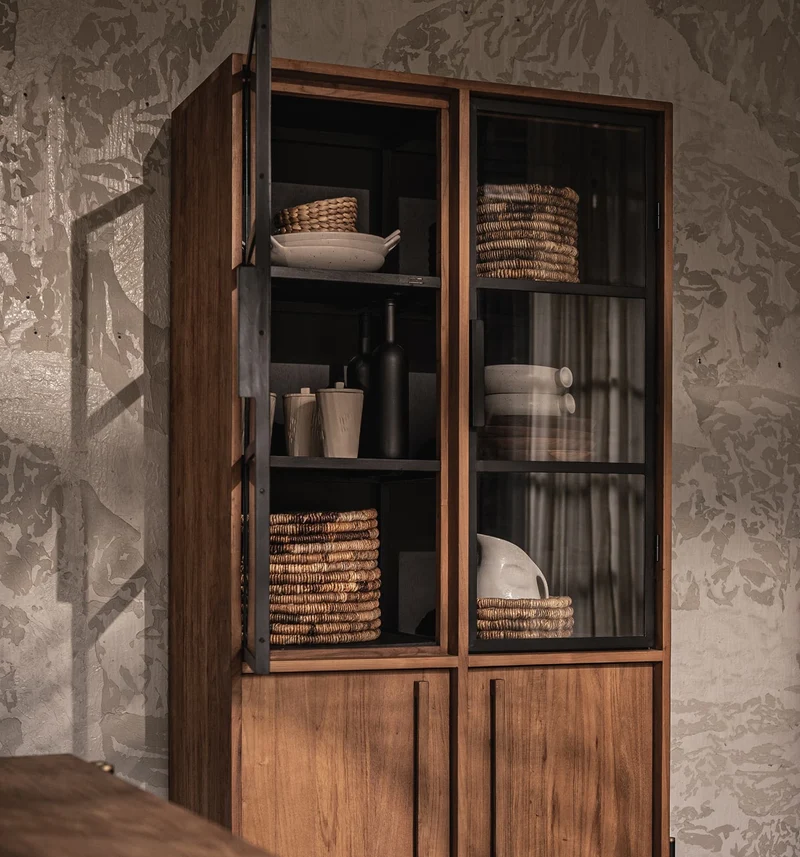Highboard | 4 Türen mit Ablage Industrial