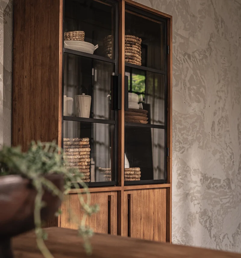 Highboard | 4 Türen mit Ablage Industrial
