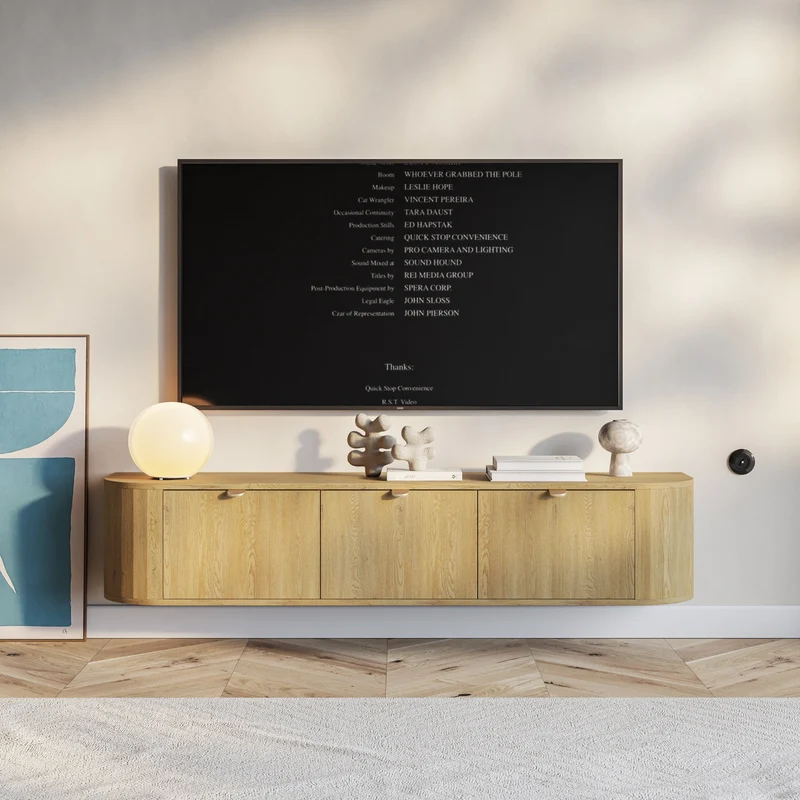 Hängender TV-Schrank Coru mit drei Klappen, 175 cm