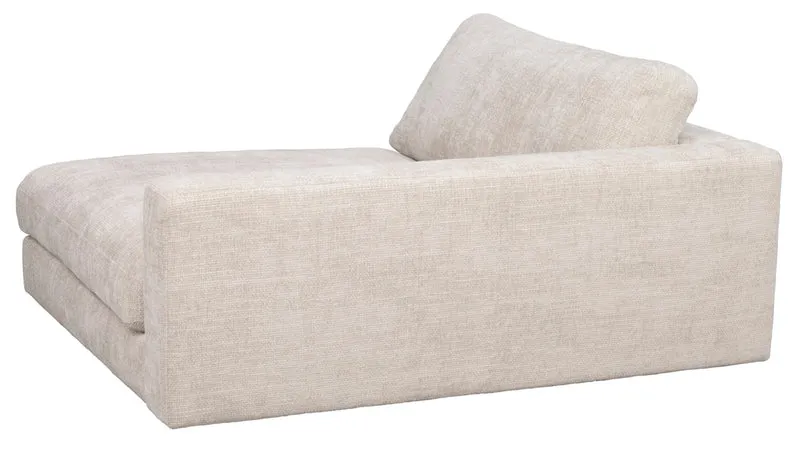 Chaiselongue Ecke, hellgrau