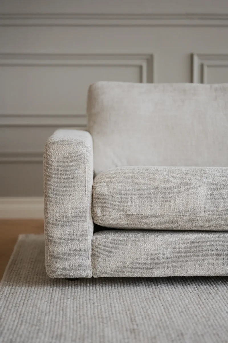 Loungesofa Modul Ecke, hellgrau