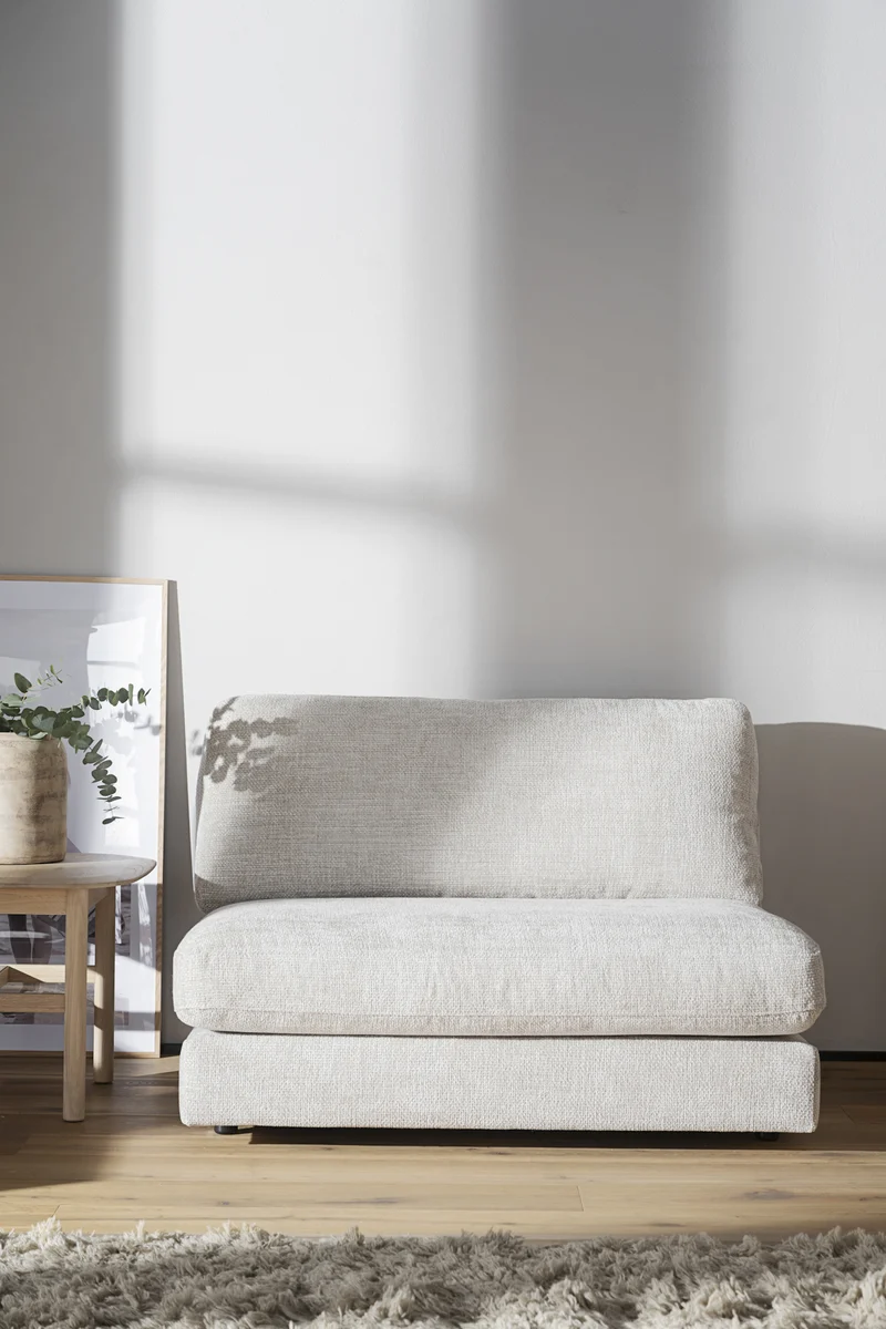 Loungesofa Modul, hellgrau