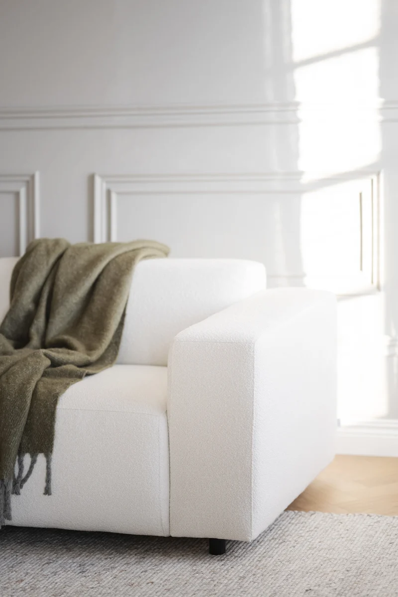 Lounge Sofa 3-Sitzer, ecru