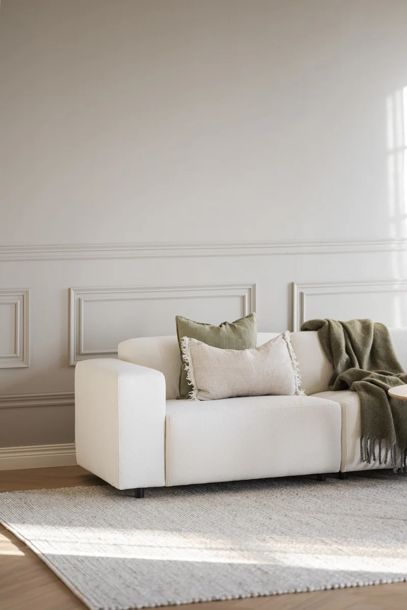 Lounge Sofa 3-Sitzer, ecru