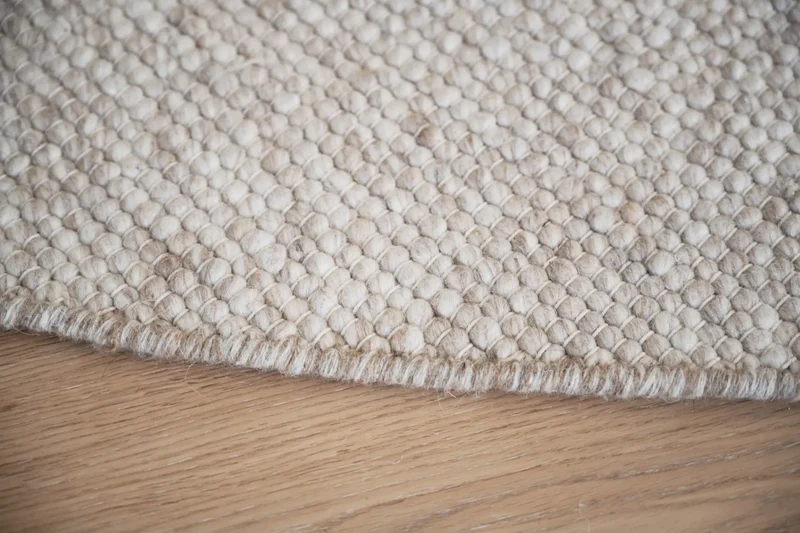 Wollteppich ø250cm, beige