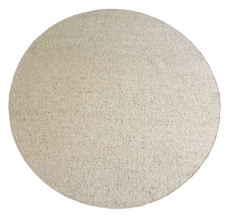 Wollteppich ø250cm, beige