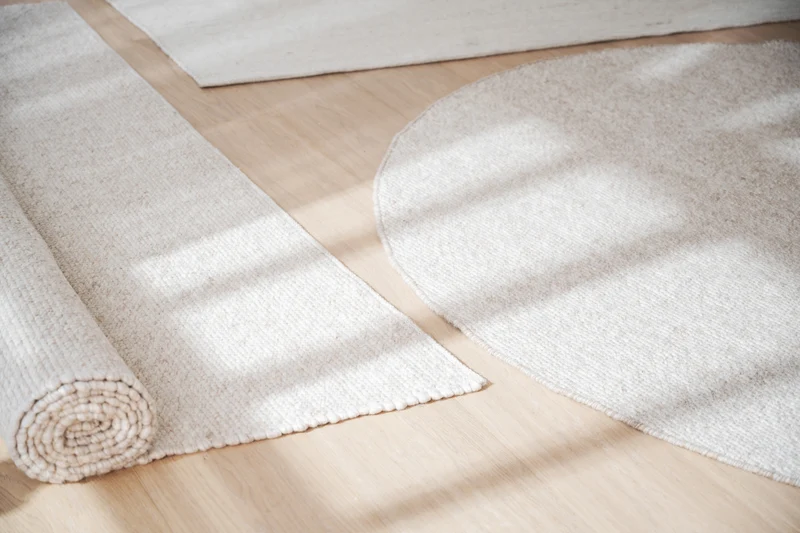 Wollteppich 200x290cm, beige
