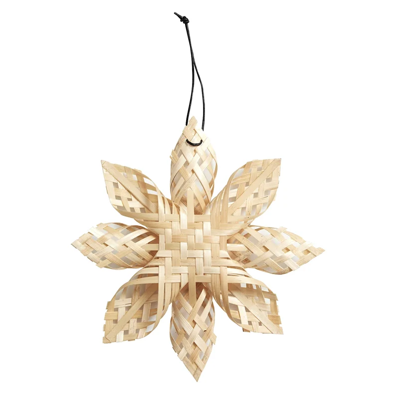 Baumschmuck Stern ø18cm, natur
