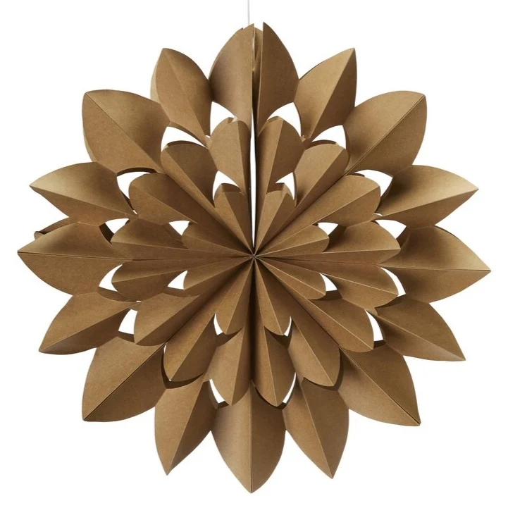 Adventsstern ø65cm braun, beleuchtet
