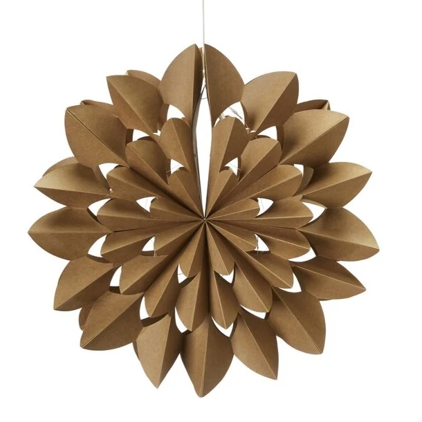 Adventsstern ø50cm braun, beleuchtet
