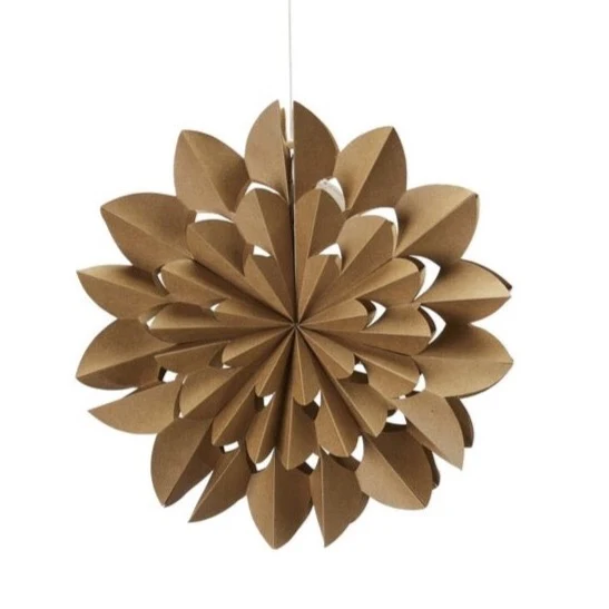 Adventsstern ø40cm braun, beleuchtet