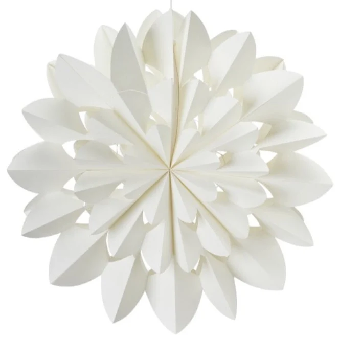 Adventsstern ø65cm weiß, beleuchtet