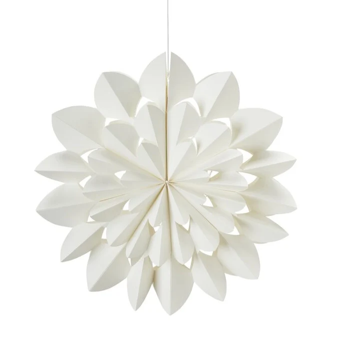 Adventsstern ø40cm weiß, beleuchtet