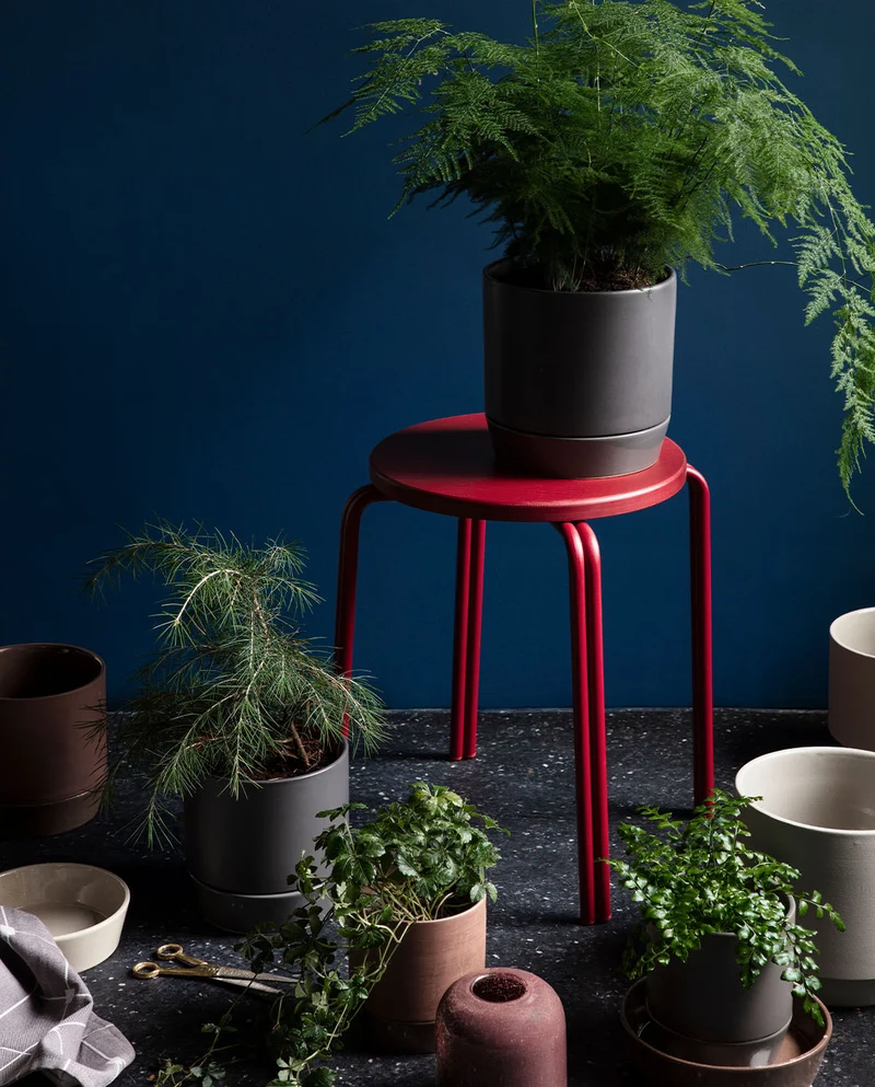 Flowerpot H15cm, anthrazit