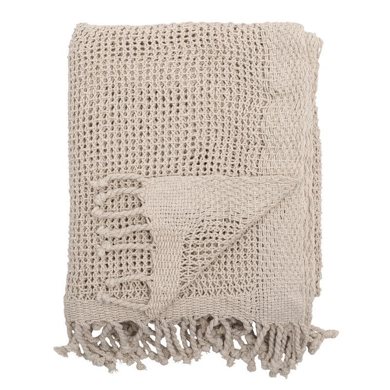 Plaid Lucille beige, 150x125cm
