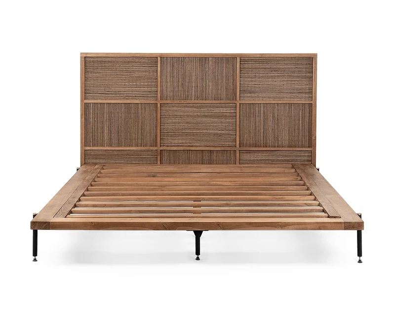 Massivholzbett Teak