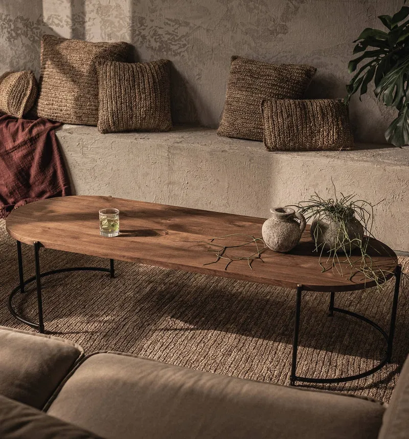 Coffeetable Teak oval
