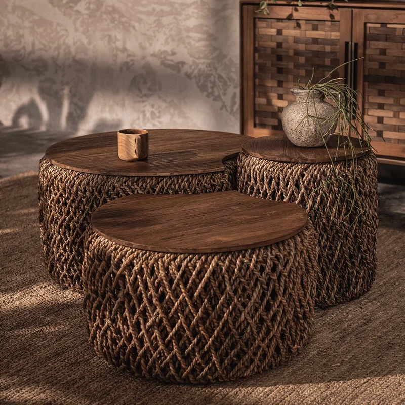 Coffeetable Abaca 3er Set