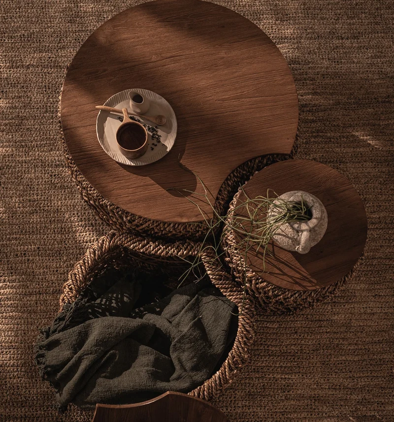 Coffeetable Abaca 3er Set
