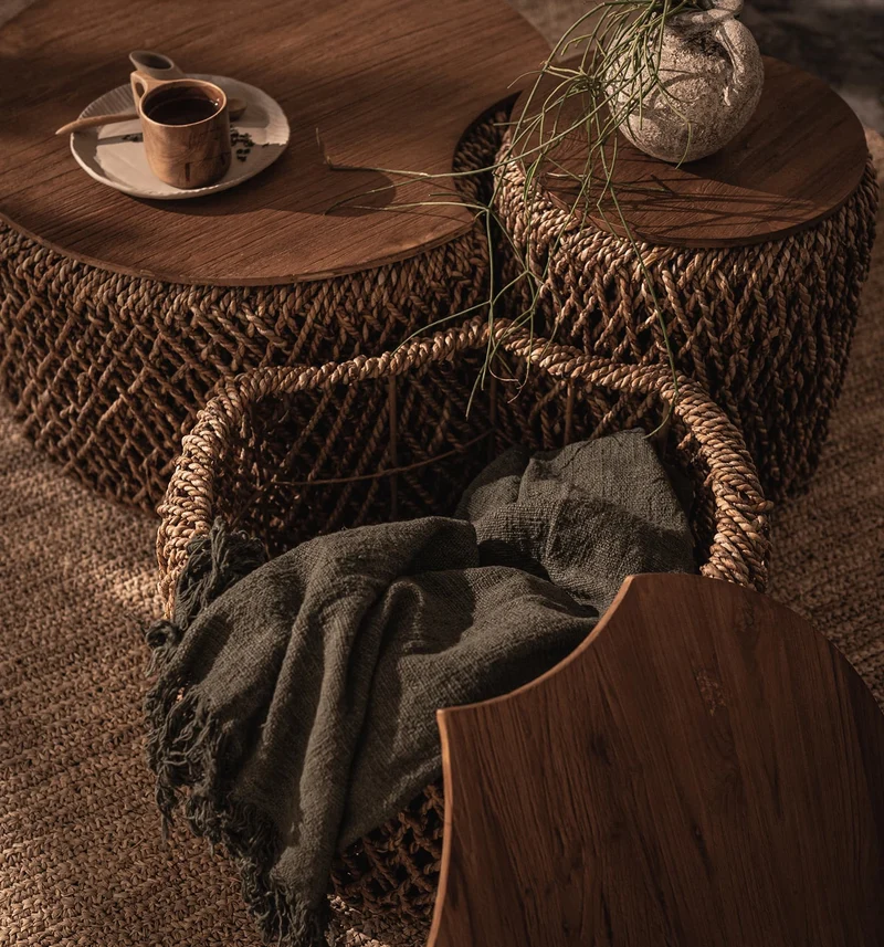 Coffeetable Abaca 3er Set