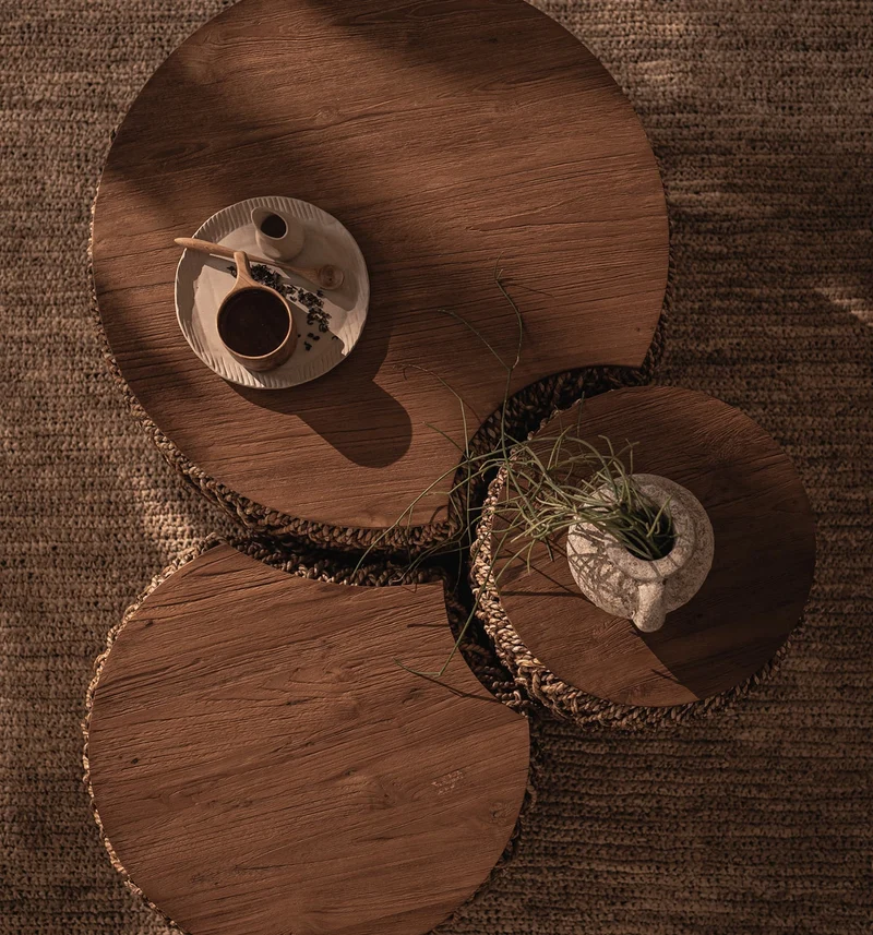 Coffeetable Abaca 3er Set