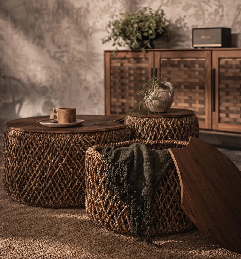 Coffeetable Abaca 3er Set