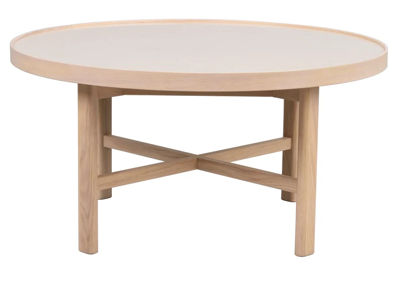 Coffeetable Marsden ø90cm, Eiche natur