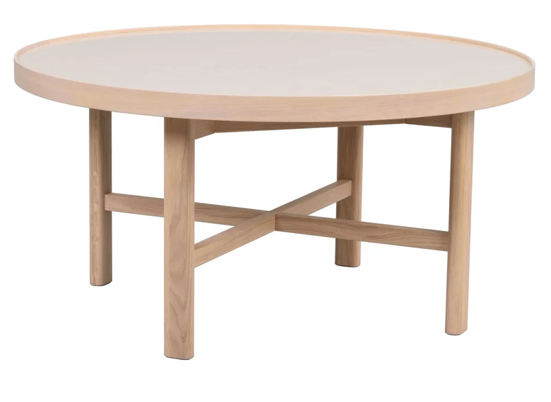 Coffeetable Marsden ø90cm, Eiche natur