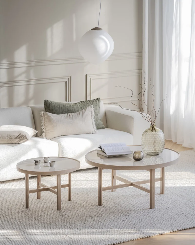 Coffeetable Marsden ø60cm, Eiche natur