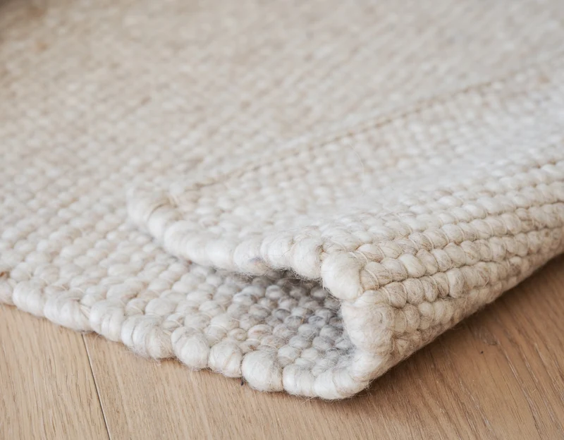 Wollteppich 200x290cm, beige