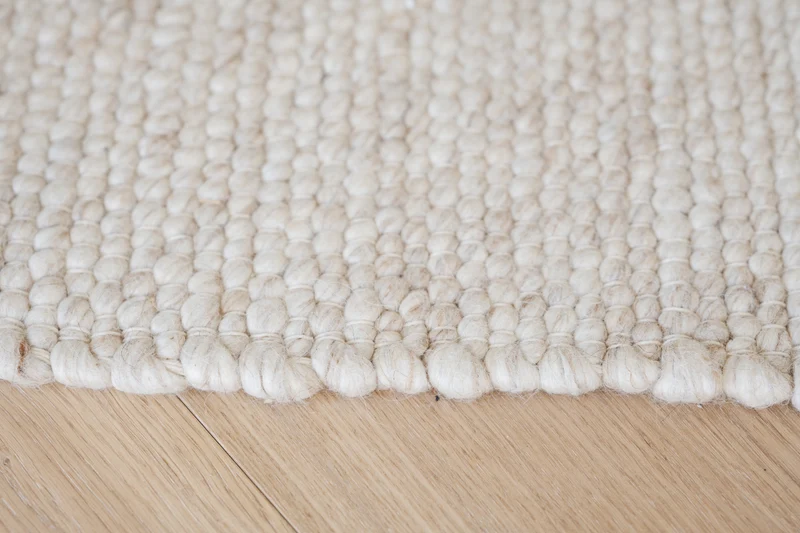 Wollteppich 200x290cm, beige