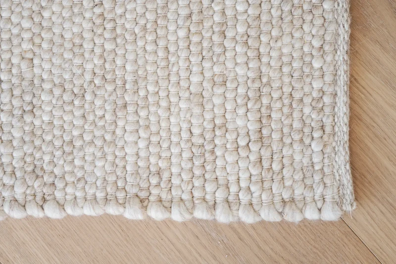Wollteppich 200x290cm, beige