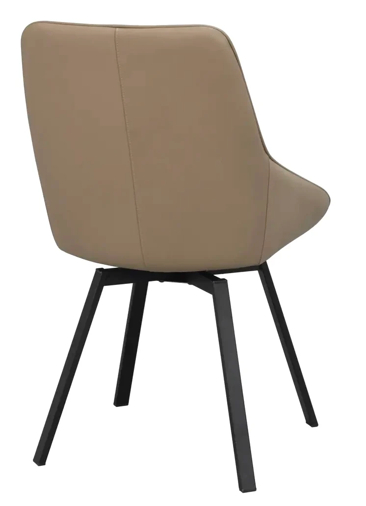 Polsterstuhl Lida, Leder beige