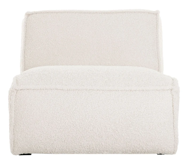 Loungechair Boucle, cremefarben