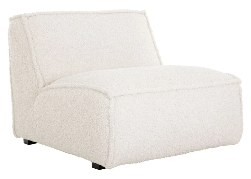 Loungechair Boucle, cremefarben