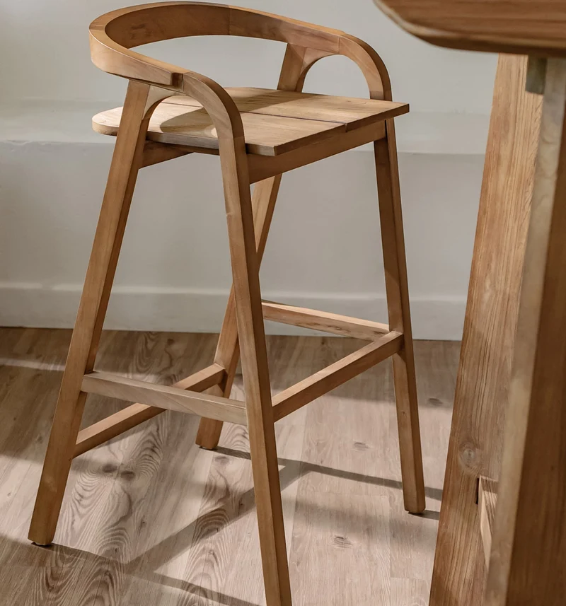 Barstuhl Teak