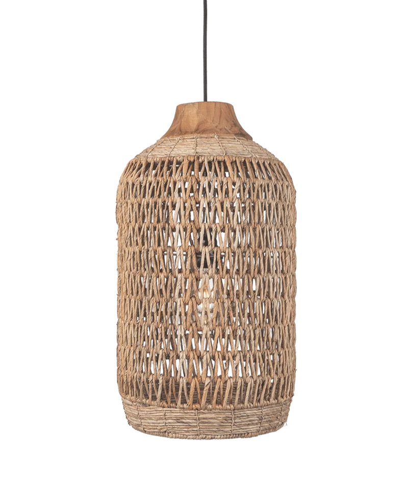 Hängelampe Abaca, natur