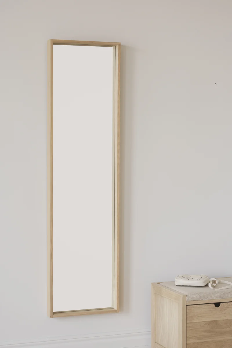 Wandspiegel Hillmond H150cm, Eiche hell
