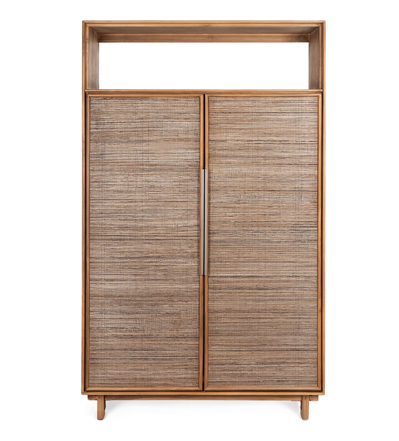 Highboard mit Ablage Teak