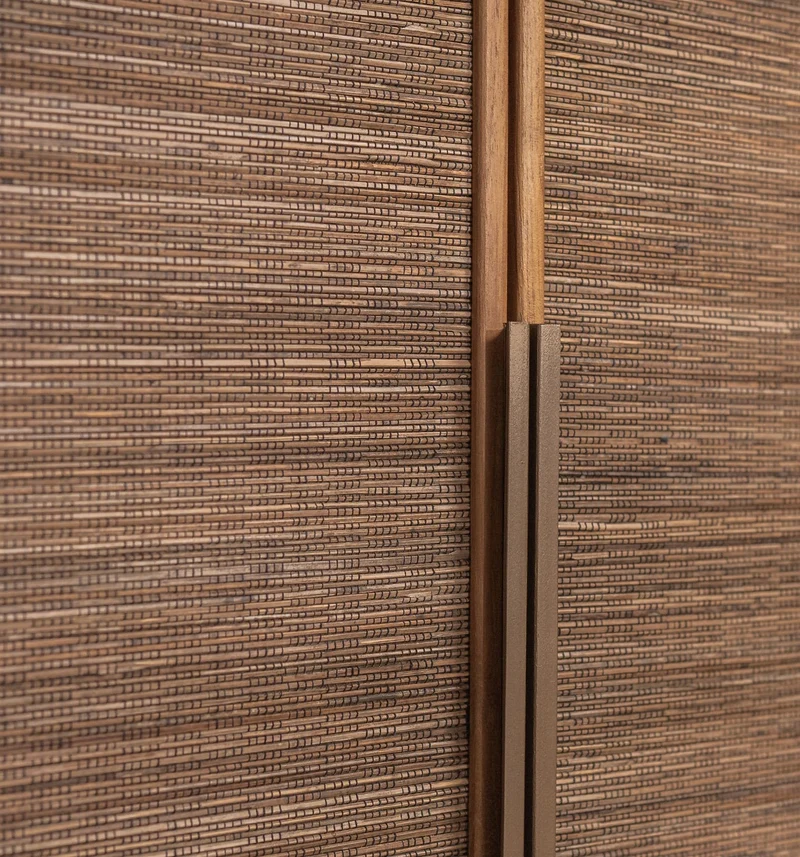 Highboard mit Ablage Teak