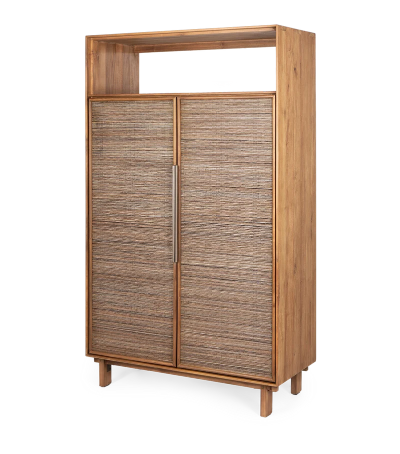 Highboard mit Ablage Teak