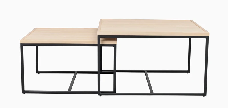 Coffeetable 80x80cm, Eiche natur