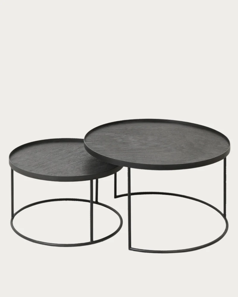 Tablett-Couchtisch ROUND - Ø62/Ø49