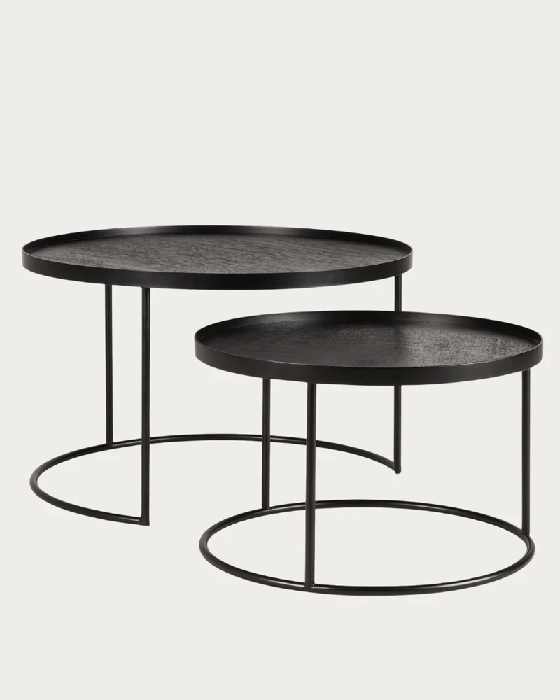 Tablett-Couchtisch ROUND - Ø62/Ø49
